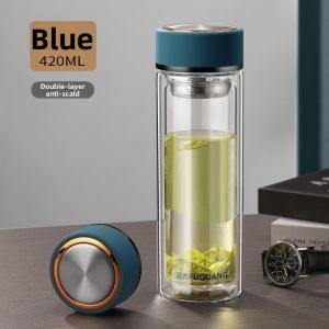 Fuguang | Durable Thermal Resistant Double Walled Transparent High-end Glass Cup