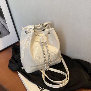 High-End Large Capacity Commuter Womens Bucket Bag Multi-Use Single Shoulder Backpack Versatile for All Occasions