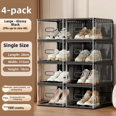 XUNHUAI | Dustproof Stackable Transparent Shoe Box for Multiple Layers