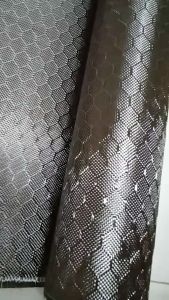 ผ้าคาร์บอนแท้ เคฟล่า สีดำเงา ลายรังผึ้ง  245 กรัม 3K สีดำเงายาวยาว ขนาด หน้ากว้าง 20 ซม ยาว 30 cm สามารถทำสลับลาย