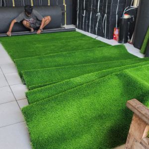 2m x 35m | Rumput Sintetis Swiss 3cm | Hijau Tebal Halus | Premium