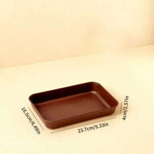 Khay Đựng Đồ Đa Năng WORTHBUY Bằng Nhựa Thiết Kế Vân Gỗ Thân Thiện Với Môi Trường Khay Đựng Trái Cây Tráng Miệng Trà Khay Phục Vụ Dụng Cụ Sắp Xếp Nhà Bếp