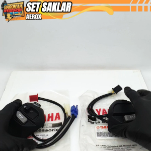 Paket 1 Set Saklar kanan aerox 155 + saklar kiri aerox 155cc b65