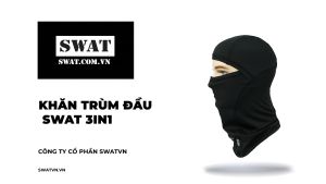 [CHÍNH HÃNG] Khăn trùm đầu ninja cao cấp Swat 3in1 chất vải thun lạnh co giãn thấm hút mồ hôi hiệu quả