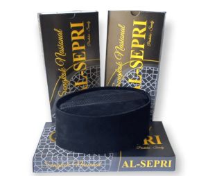 Peci Songkok Hitam Polos AL-SEPRI AC TENGAH Bahan Beludru Halus dan Tebal
