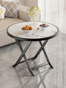 ZHUSHANXIA | Folding Table Stainless Steel Portable Home Use