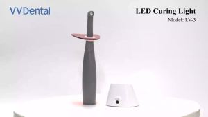 VV DENTAL | Dental LED Curing Light Wireless With Base 2200mW/cm² Composite Resin Fotocurado Lampara Photopolymer Lamp For Dentist LV‑3
