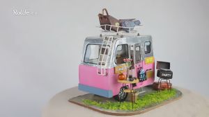 Robotime Rolife DGM04 Happy Camper DIY Miniature House Kit