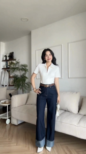 [Mở bán] Áo polo nữ thun Bobby cao cấp GYOMADE® có dây khoá co giãn 4 chiều dày dặn đứng form thanh lịch | GA089