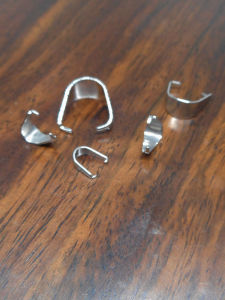 Handmade Titanium Steel Stainless Steel Cross Foot Gourd Buckle Pendant Buckle Jewelry Accessories Craft Materials