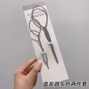 เด็กผมถักเปียเครื่องมือผมดึงเข็มสาวเล็กๆผมรักษาผมผูกหวีหัวดิสก์อุปกรณ์ผม