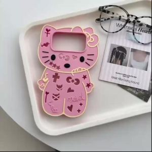 Sanrio | INS Hollow Out Hello Kitty Breathable Phone Case For iPhone 17 16 15 14 13 12 Pro Max 16 Plus 16 17Pro Soft Silicone Back Cover