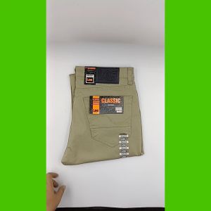 กางเกงขายาว ชาย ผ้าสี กระบอกผ้ายืด เป้าซิป ใส่สบาย มีไซส์ 28-36