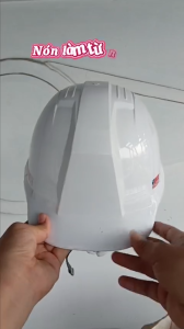 Mũ bảo hộ lao động khoá vặn lót xốp nhựa tốt N04 Nón bảo hộ công trình công nhân kĩ sư màu trắng