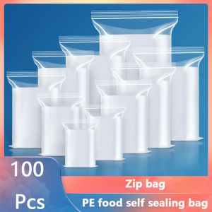 Thicken Zipper Sealed Bags Clear Plastic Storage Bag for Small Jewelry Food Packing Reclosable Zippers Sealing Pouch Wholesale