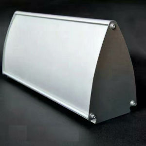 Double-Sided Arc Aluminum Alloy Door Plaque Replaceable Office Department Pulling Signboard Wall Mounted Business Label