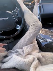 High Waist Knitted Woolen Pencil Pants Womens Autumn Winter Fashion Trendy Nine Points Lead Pen Pants Anti-Aging Elastic