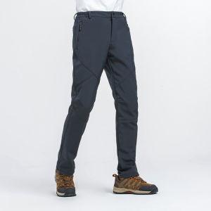 Mens Outdoor Hiking Pants Fleece Slim Soft Shell Snow Ski Pants Trekking Waterproof Windproof Winter