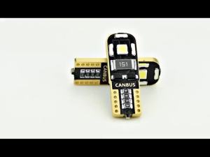 AUXITO 10Pcs W5W T10 LED Light Bulbs Canbus 6000K White 194 168 2825 LED Car Interior Light Reading Map Dome Side Maker Lamp 12V