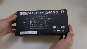 12V 15A Battery Charger Smart Charging For Lifepo4 Lead Acid AGM GEL Lithium Iron Phosphate Batteries With LED Display Car Moto