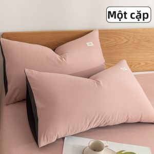MiiOW | Vỏ Gối Mùa Hè 100% Cotton Màu Đơn 48x74cm