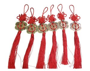 8 Lucky Wealth Brass Coin Hanging