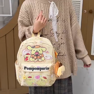 Beg Sekolah Kanak-Kanak Sanrio Kuromi / My Melody / Cinnamoroll | Backpack Comel Ringan Kalis Air | Kapasiti Besar untuk Tadika & Sekolah Rendah