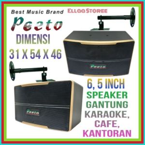 Speaker Gantung Pasif PEETO 65 Inch Speaker Cafe Restoran P6500