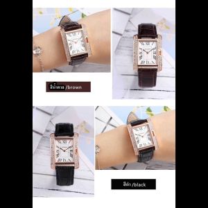 [โปร 1 แถม 1 นาฬิกา+ถ่าน] นาฬิกาแฟชั่นสำหรับผู้หญิง ใส่แล้ว สวย เก๋ หรูหรา