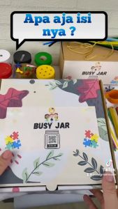 Mainan Montessori Busy Jar Mainan Edukasi Fine Motoric Play Mainan Sensori GHedu01 PGM