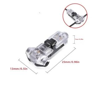 NC 10 Cái T Loại 1 Pin Đầu Nối Dây Điện Áp Thấp Đầu Nối Dây Nhanh Không Hàn T Tap Splice Cable Dụng Cụ Để Kết Nối Hiệu Quả