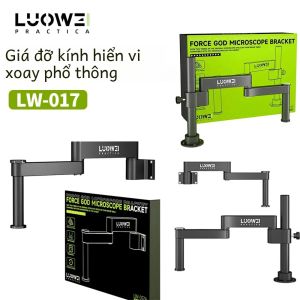 Giá Đỡ Kính Hiển Vi Xoay Đa Năng Luowei LW-017 360 Độ °   Giá Đỡ Kim Loại Rèn Có Thể Điều Chỉnh Linh Hoạt Để Hỗ Trợ Kính Hiển Vi