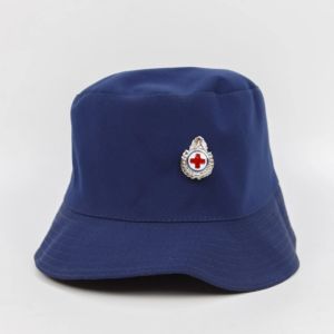 หมวกเนตรนารีและหมวกยุวกาชาด ทรงบักเก็ต ใส่สบาย ได้มาตรฐาน พร้อมเข็มตราสัญลักษณ์ด้านหน้า