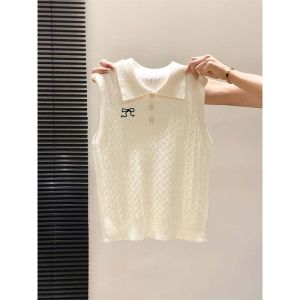 Breast Coverage Slim Fit Summer Knit Vest
