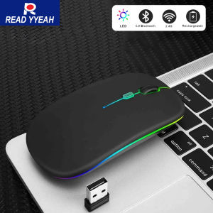 New 2.4GHz USB Wireless Mouse 1600DPI Backlit Silent Gaming Bluetooth Mice for iPad Xiaomi PC/Laptop/Tablet Macbook Mouse Gamer