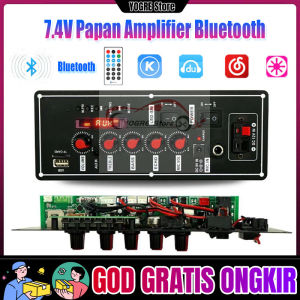 Papan Decoder Amplifier Audio 7.4V Speaker /AMPLI Power Amplifier MP3 Bluetooth Module BOARD 7.4V Speaker 8-12 Inch / Papan Amplifier MP3 Mobil Modul Radio Remote Kontrol Suara Bass Berat Lossless Accs Radio FM TF Bluetooth