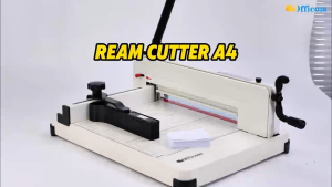 Paper Cutter A3 A4 Officom Heavy Duty 400 Sheets Metal Base Ream Cutter Office Use