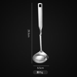 Hot Pot Special Colander 304 Stainless Steel Oil-Proof Soup Spoon Oil Soup Separation Oil Skimmer Wall Hanging Hot Pot Spoon Spoon Strainer