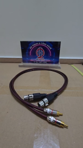 2 Dây Canon Cái Ra Av Hoa Sen Cao Cấp Dài 80Cm Tự Làm Chống Sôi-Nhiễu Kết Nối Vang Xuống Amply - H2Pro Audio