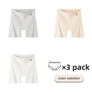 PIER N°5 | Herbal Primordial Foundation Liquid Safety Pants Womens Seamless Hip Briefs Two-In-One Camellia Base Pants Prevent Light Leakage