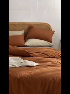 🇲🇾 Ready Stock (Same Day Delivery) COTTON CARAMEL1200TC 35CM Pure Cotton Bedsheets Set JAPANESE Series