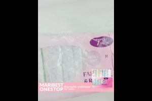 MARIBEST ONESTOP Disposable Panties Women Cotton Plus Size Maternity Pregnancy Seluar Dalam Wanita Pakai Buang