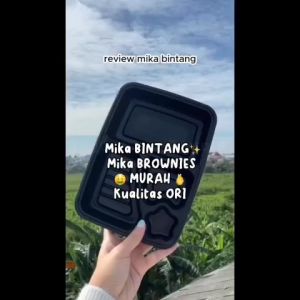 "Mika Brownies Tebal Alot Tahan Panas uk S Kecil / M Sedang / L Besar Mika Brownis Bolu Dus Medan