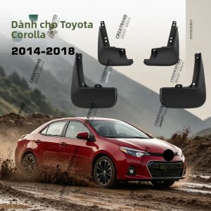 Bùn Chắn Bùn Trước & Sau Toyota Corolla Altis 2014-2018 Chắn Bùn Xe Hơi Của LUTEHIL