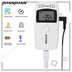 RC-4/RC-4HC Temperature Humidity Data Logger Digital USB Data Logger Built-in NTC Sensor High Precision Data Logger