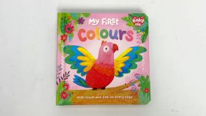 My First Colours Board Book With Touch & Feel on Every Page (Hardcover) For Toddlers