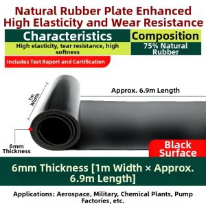 QHRUBBER | High Elasticity Wear-Resistant Shock-Absorbing Insulated Oil-Resistant Tear-Resistant Natural Rubber Gasket