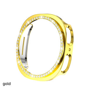 PC Hollow Protective Case for Samsung Galaxy Watch 9 40mm 44mm Hard Bumper Diamond Cover for Galaxy Watch 8 Protector Shell