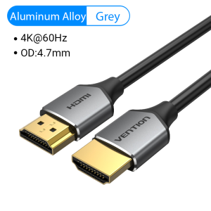 Vention | Vention HDMI-Compatible Cable Ultra 4K Slim HD Splitter Cord for PS4/3 Projector HDTV X-box Nintendo Switch 3D HD 2.0 Audio Cabo