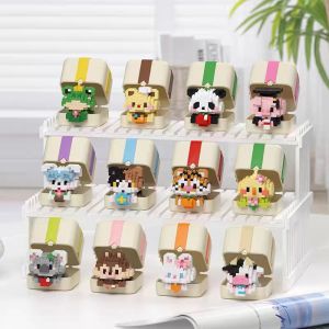 Panda Koala Parrot Pet Hộp Quà Tặng lắp ráp Sách hướng dẫn học guitar căn bản giáo dục đồ chơi STEM đồ chơi cho trẻ em